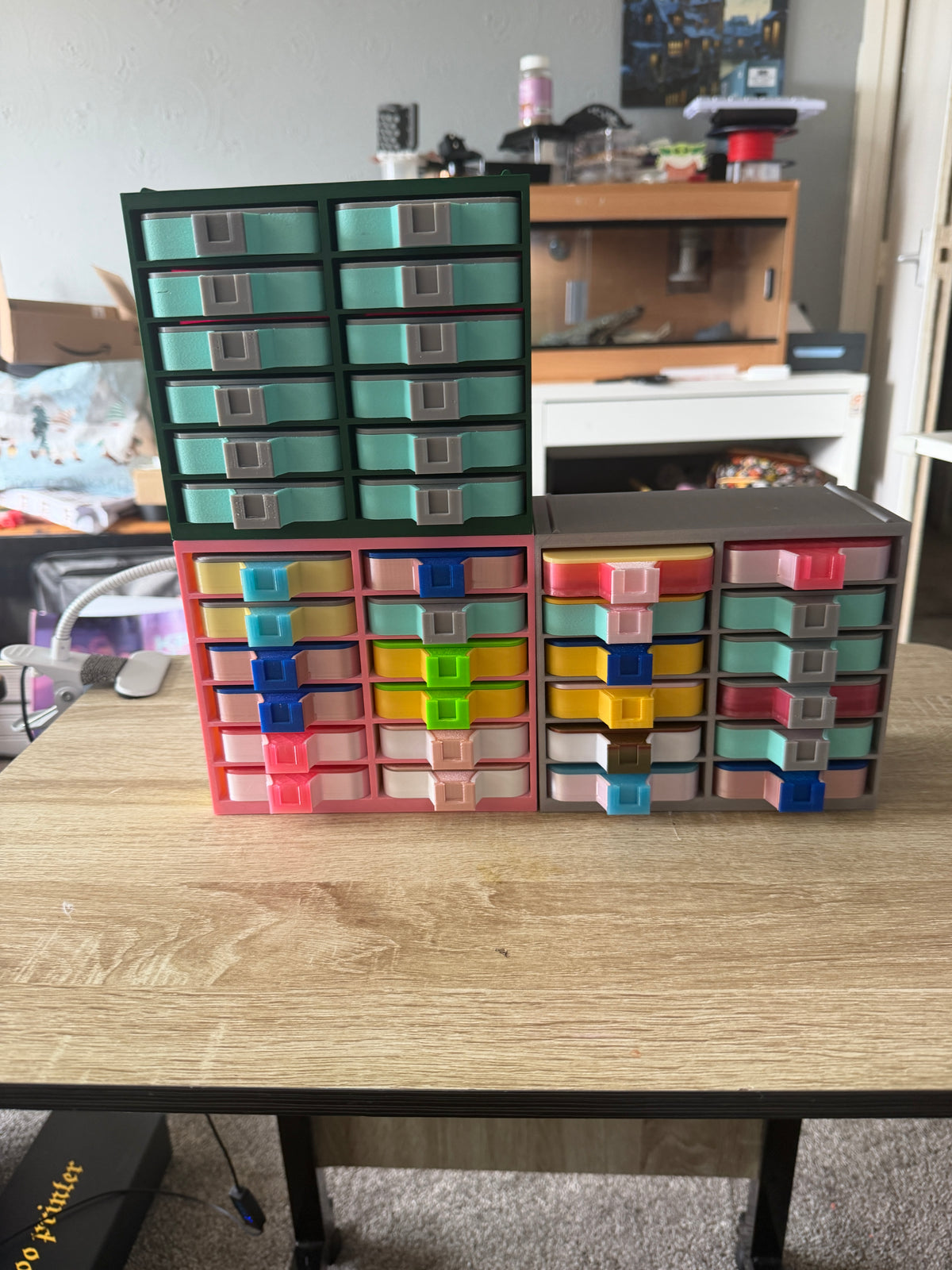 Diamond art tray selection