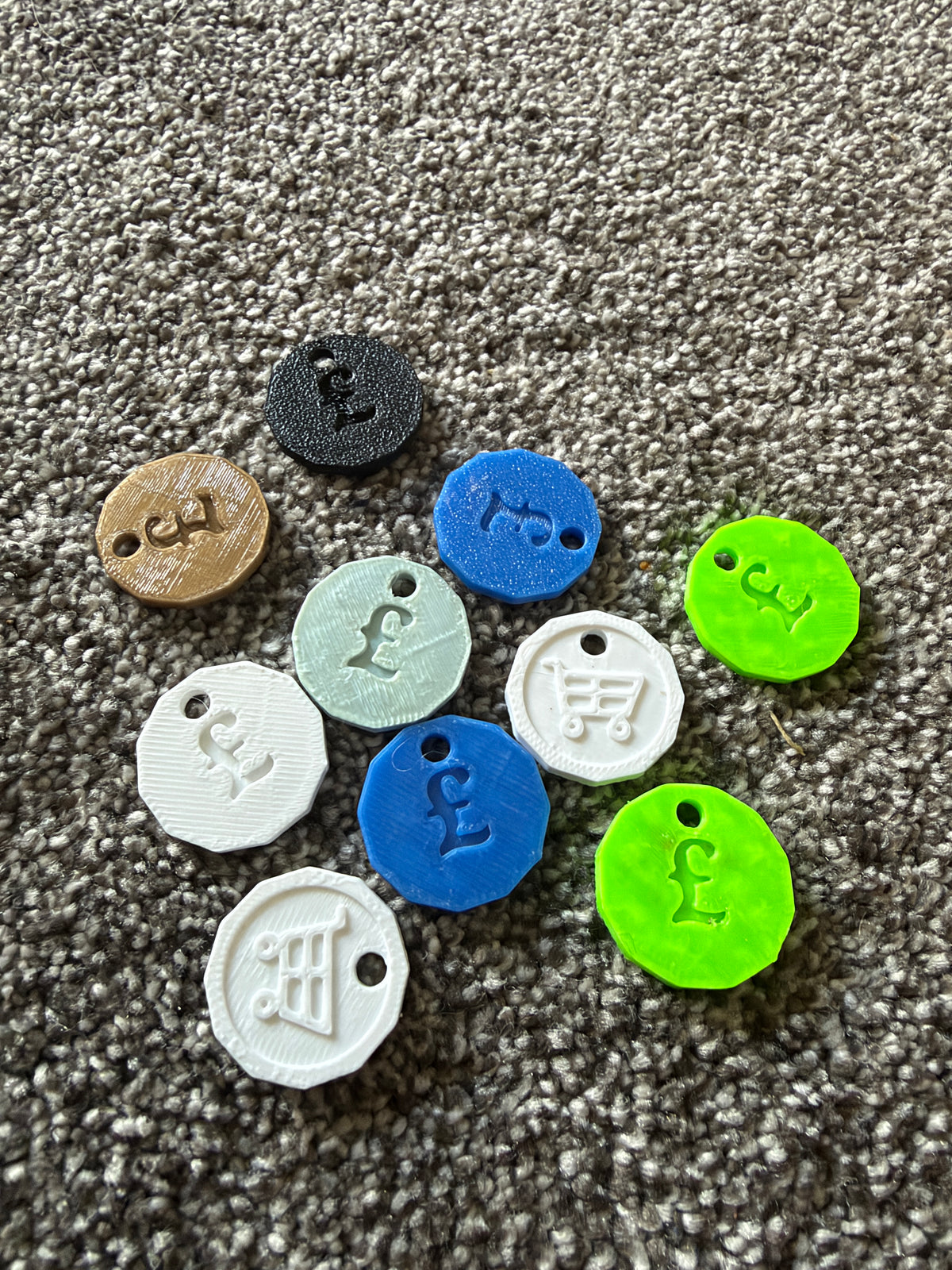 Trolly coins